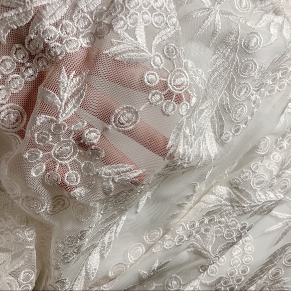 Designer mini formal White Dress - Picture 4 of 6